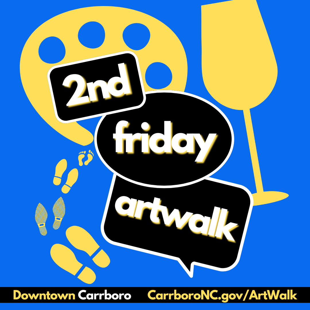 2nd friday art walk graphic